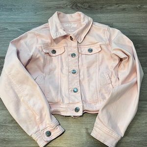 Girls Cat & Jack Pink Jean Jacket.